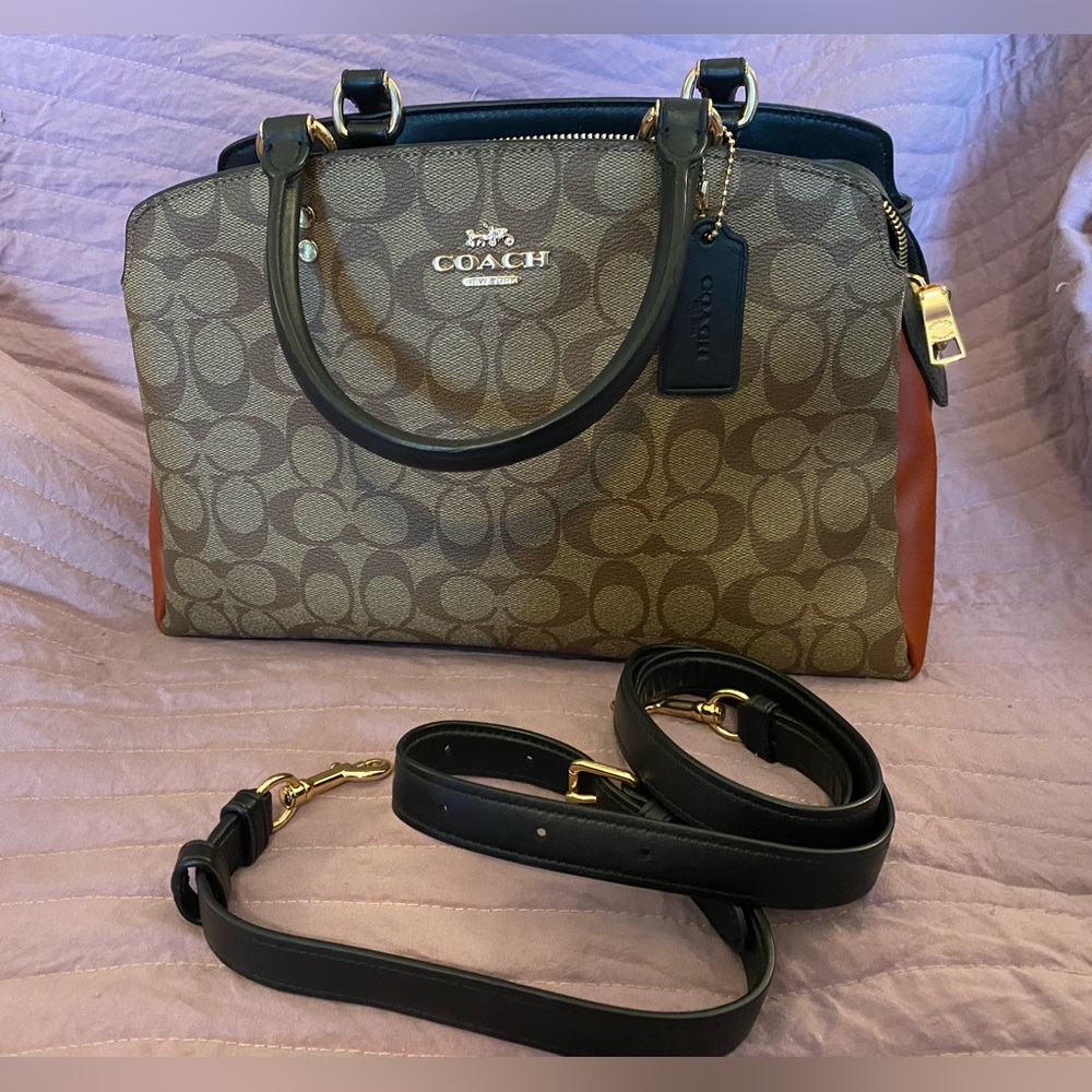 Lillie Carryall Satchel In Color Block - image 1